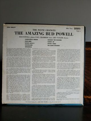 BUD POWELL The Scene Changes Vol.  5 BLUE NOTE 4009 EAR RVG 1st Press 7
