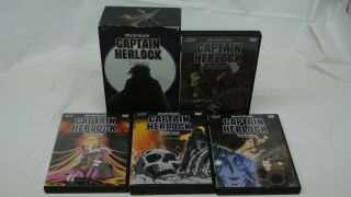 Captain Harlock Herlock Space Pirate Endless Odyssey Dvd Box Set Very Good