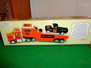 1999 Taylor Made Trucks Battery Operated Phillips 66 Car Hauler With Load