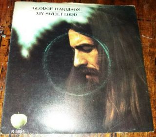 George Harrison " My Sweet Lord " 7 " 1970 Apple R 5884 (7yce 21512 - 1)