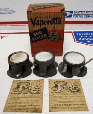 Vintage Nos Insectron Vaporette Bug Killer