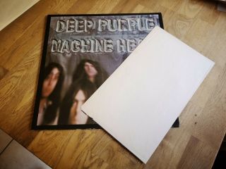 Deep Purple Lp Machine Head Uk Purple Emi 1st Press A - 1u B - 1u & Poster Insert