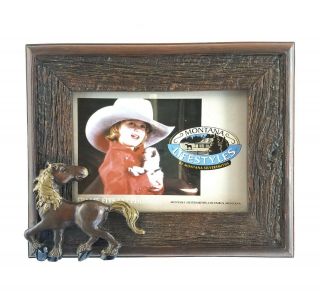 Elmer The Horse 5x7 Picture Frame Montana Silversmiths,