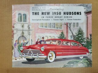 The 1950 Hudson Brochure