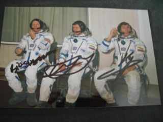 First Iss Crewphoto 10x15cm Orig.  Signed,  Space