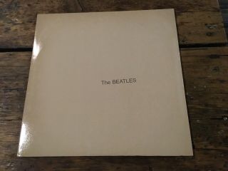 The Beatles White Album Purple Label 2 Lp Capitol Records Swbo - 101 Vg,  Inserts