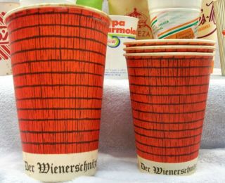 40 vintage wax coated paper drink coffee cups various restaurants Burger King, 6