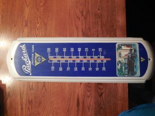 Packard Motor Cars Gas/oil Station Metal Advertising Thermometer/sign