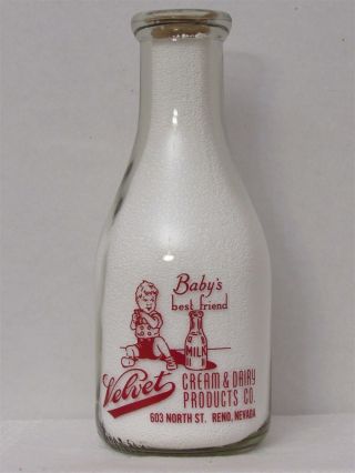 Trpq Milk Bottle Velvet Cream & Dairy Product 603 North St Reno Nv Washoe County