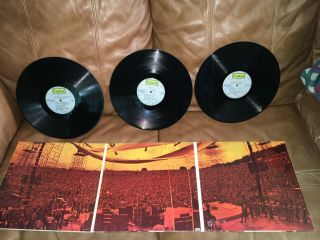 Woodstock 3 Album Set LP (vinyl 1970 Atlantic Recording Corp) Jimmy Hendrix etc. 3