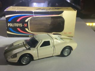 Vintage Politoys - M N 535 Porsche Carrera G.  T.  S 904 W/box