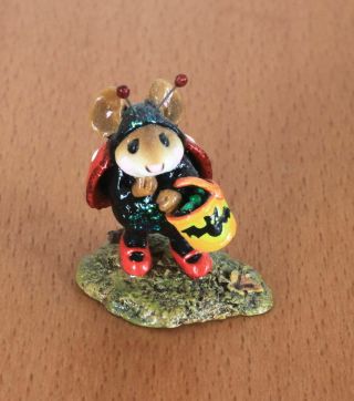 Wee Forest Folk 2001 “lady Bug - A - Boo” M - 272 (dp) Variety W/red Antennae Retired