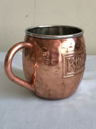 Ketel One Moscow Mule Mug 325th Anniversary Hammered Copper Mug Nolet Distillery 2