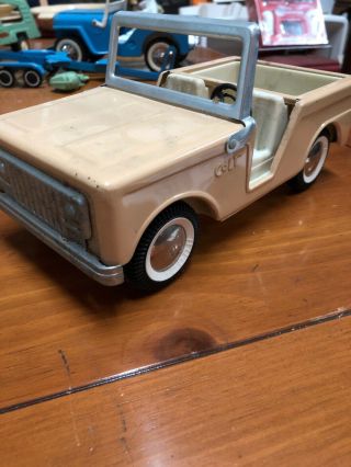 Vintage Buddy L Colt Truck With Flip Down Windshield Pressed Steel Toy Vehicle