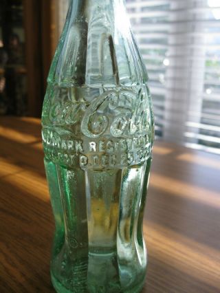 Coke Dec.  25,  1923 Christmas Coca - Cola Bottle From Memphis,  Tn Tennessee