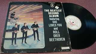 The Beatles Second Album Lp Germany Import Odeon Stereo Ztox5558 White Label Vg