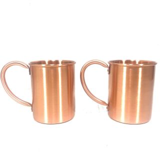 Tito ' s Handmade Vodka Copper Moscow Mule Mug Austin Texas - Set Of 2 3