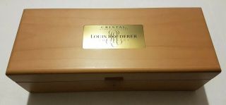 Louis Roederer Cristal 2004 Wooden Magnum Champagne Box