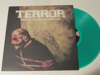 Terror One With The Underdogs Lp Clear Green Vinyl Bridge Nine Punk Hc Unplayed
