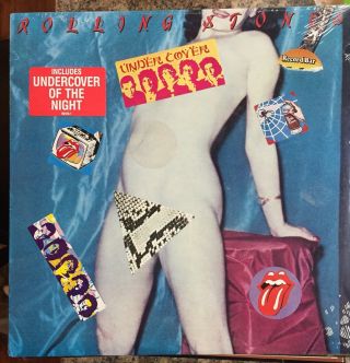 Rolling Stones Very Rare Lp Undercover 1983 Usa 1stpress W/stickers Oop