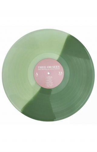 Thee Oh Sees Hounds Of Foggy Notion Green Split Vinyl Lp Ocs Rare Castleface