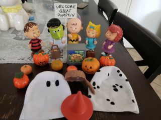 Peanuts It ' s The Great Pumpkin Figures for Halloween Snoopy,  Charlie Brown 2