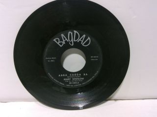 Rare Northern Soul R&b Popcorn Mary Winslow " Abba Cadda Ba " Bagdad