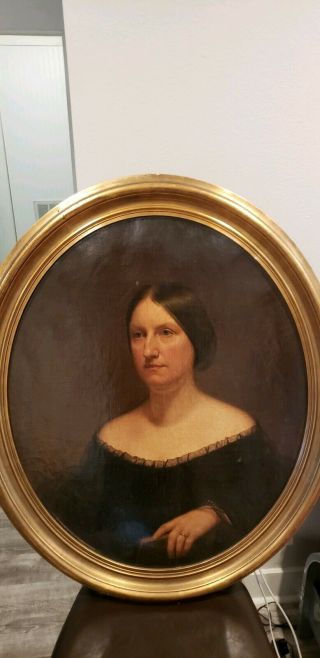 Artwork By Junius Brutus Stearns Portrait Of Mrs.  D.  D.  Westervelt 1853