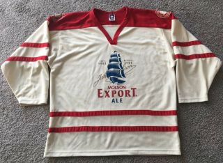 Molson Export Ale Hockey Jersey - Beer Promo Shirt 1903