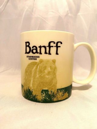 Rare 2012 Starbucks Coffee Banff Global City Icon Series Collector Mug 16 Oz