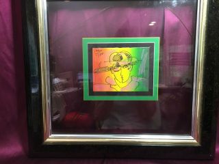Peter Max Watercolor and Ink signed Painting 8 