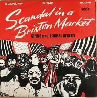Girlie Laurel Aitken Scandal In Brixton Market Pama Economy Eco8 Mono 1969 Lp Ex