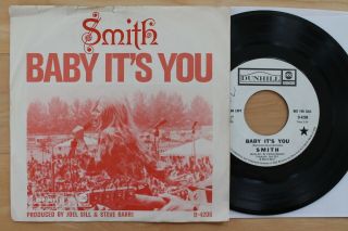 Smith Baby It’s You/i Don’t Believe 45 Rare Promo With Picture Sleeve Hear