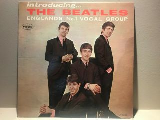 Introducing The Beatles Englands No.  1 Vocal Group Vee Jay Vinyl Lp 1062