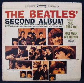 The Beatles - Second Album - Stereo Lp - Capitol St2080 - No Time On " I Call Your Name "