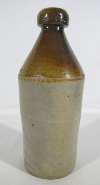 Antique 1860 ' s Rochester NY Pre Prohibition STONEWARE Beer Bottle CB GORDON yqz 5