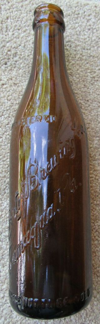 Liberty Brewing Company Tamaqua Pa Amber Beer Bottle Rare