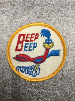 Vintage Beep Beep Roadrunner Embroidered Patch