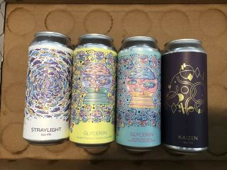 4 Pack Cans Hudson Valley Brewery Straylight Kaizen Glycerin Variants Monkish