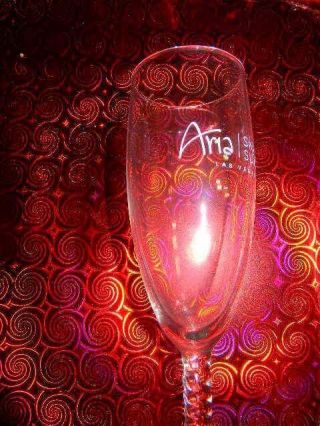 Aria Sky Suites Las Vegas - Champagne Glass - HTF Collectible item - VIP Guest Only 3