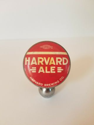 C.  1940s Harvard Ale Tap/ball Knob - Harvard Brewing Co.  Of Lowell,  Mass.  Ma