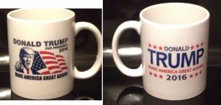 Donald Trump 2016 Coffee Mug Make America Great Again (2 Sided Design)