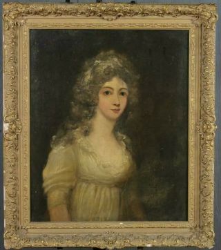 Fine 18th,  19th C French Portrait Painting Of A Noble Lady,  C 1760