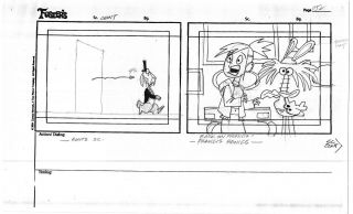 RARE - Foster ' s Home for Imaginary Friends Storyboards (35) Hand Drawn 2