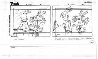 RARE - Foster ' s Home for Imaginary Friends Storyboards (35) Hand Drawn 3