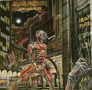 Iron Maiden ‎– Somewhere In Time - 1986 - Capitol Ex