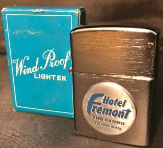 Vintage Las Vegas Fremont Hotel/casino Promo/souvenir Windproof Lighter