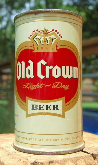 All - Old Crown Flat Top Beer Can Centlivre,  Fort Wayne,  In