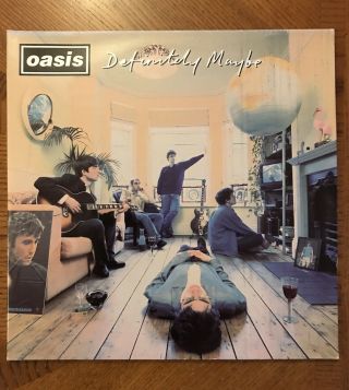 Oasis Definitely Maybe Vinyl Lp 1st Uk 1994 Vinyl (damont) Crelp 169 Rare