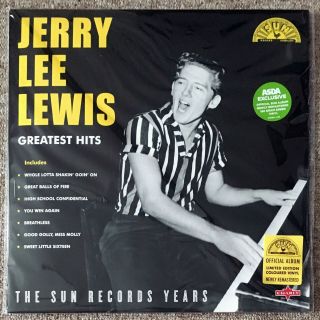 Jerry Lee Lewis Greatest Hits Limited Edition Green 180g Vinyl Asda Exclusive